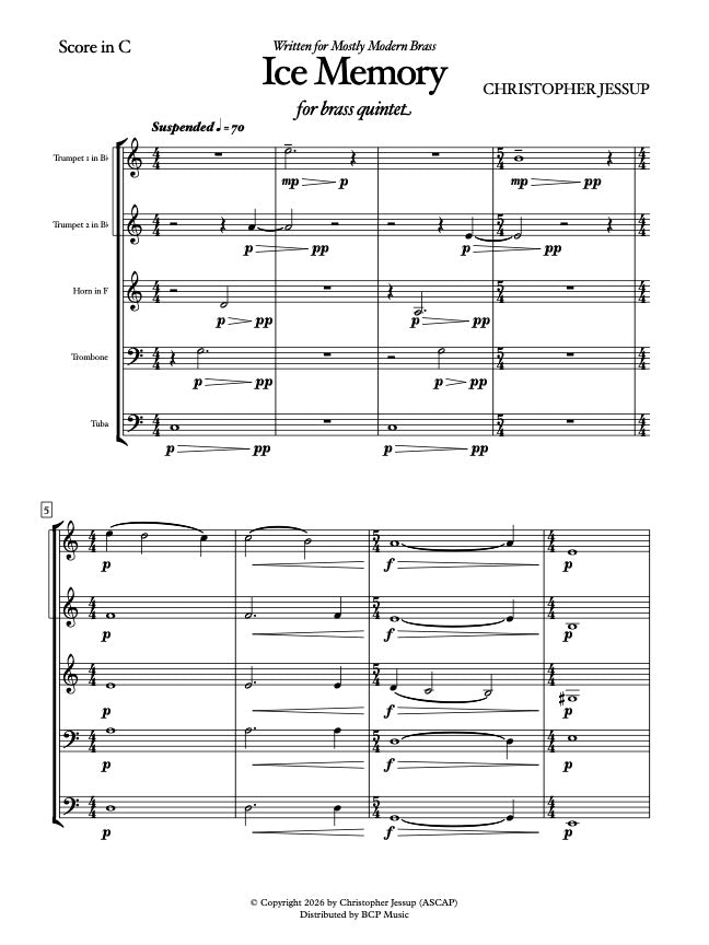 Christopher Jessup - Ice Memory