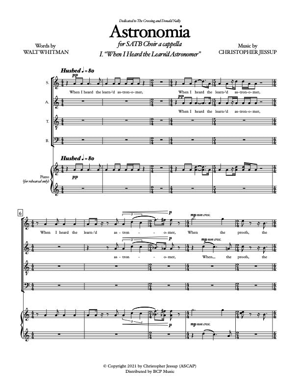 Christopher Jessup - Astronomia