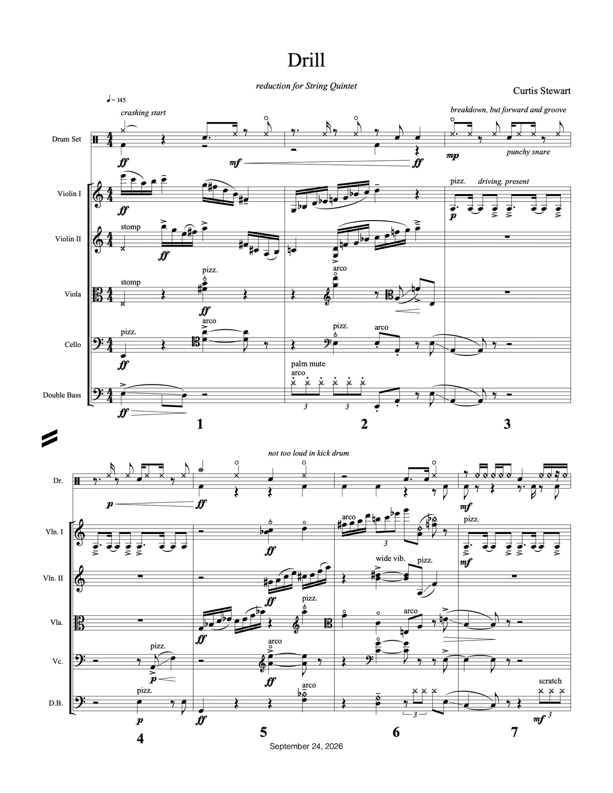 Curtis Stewart - Drill (Quintet Version)