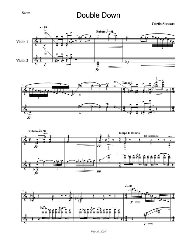 Curtis Stewart - Invention no. 1 "Double Down"