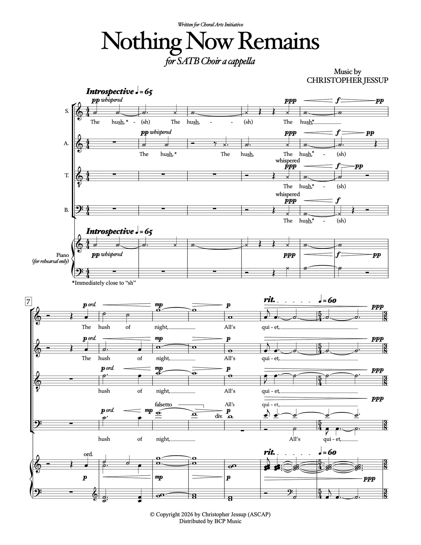 Christopher Jessup - Nothing Now Remains
