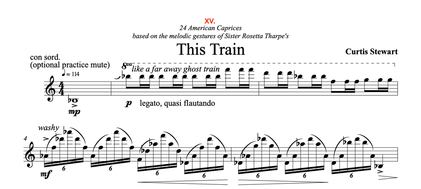 Curtis Stewart - 24 American Caprices no. 15 "This Train"