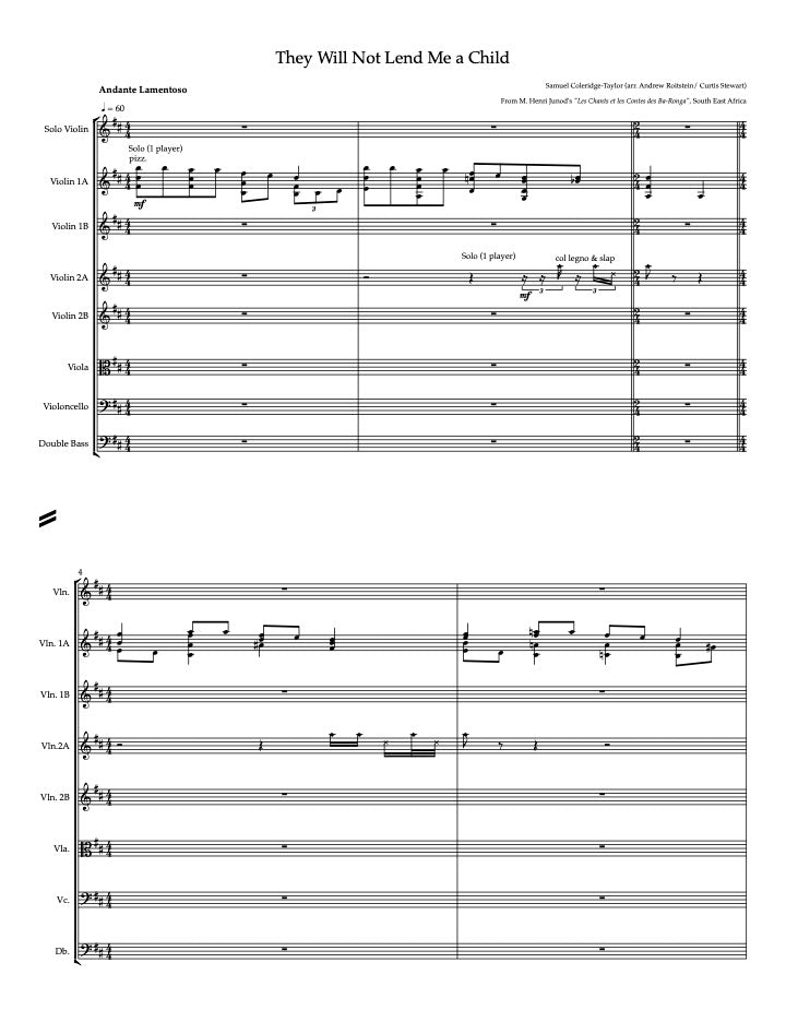 Curtis Stewart - 3 Selections from Samuel Coleridge-Taylor 24 Negro Melodies