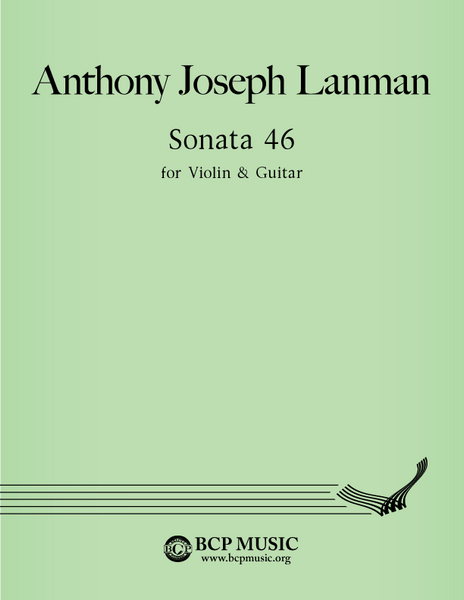 Anthony Joseph Lanman - Sonata 46