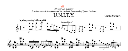 Curtis Stewart - 24 American Caprices no. 7 "U.N.I.T.Y."