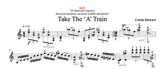 Curtis Stewart - 24 American Caprices no. 17 "Take the 'A' Train"
