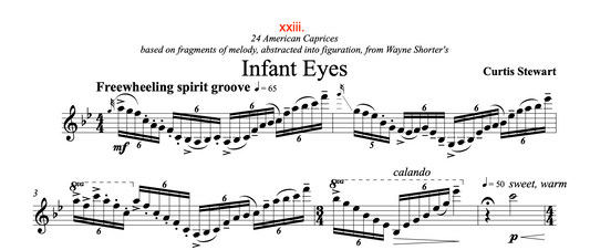 Curtis Stewart - 24 American Caprices no. 23 "Infant Eyes"