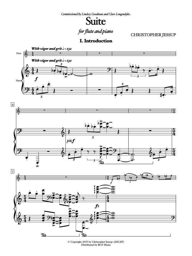 Christopher Jessup - Suite for Flute and Piano
