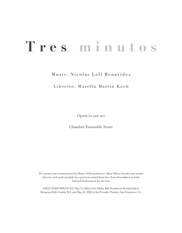 Nick Benavides - Tres Minutos
